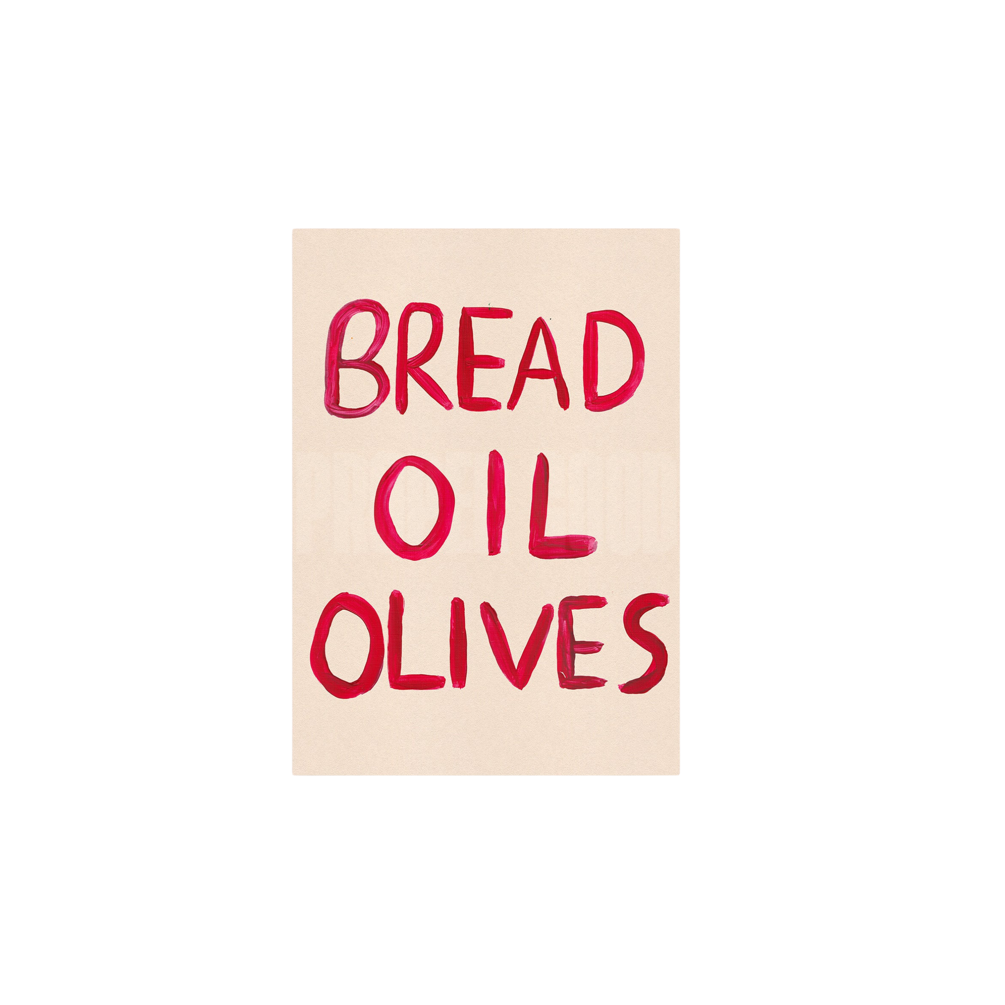 Bread Oil Olives Print