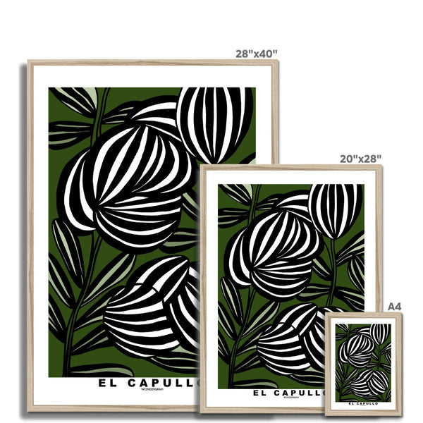 Green El Capullo Floral Print