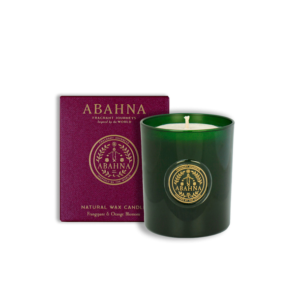 Natural Wax Candle  - Frangipani & Orange Blossom