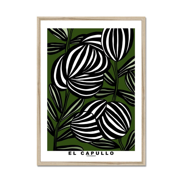 Green El Capullo Floral Print