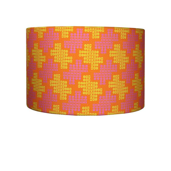Acid Houndstooth Lampshade