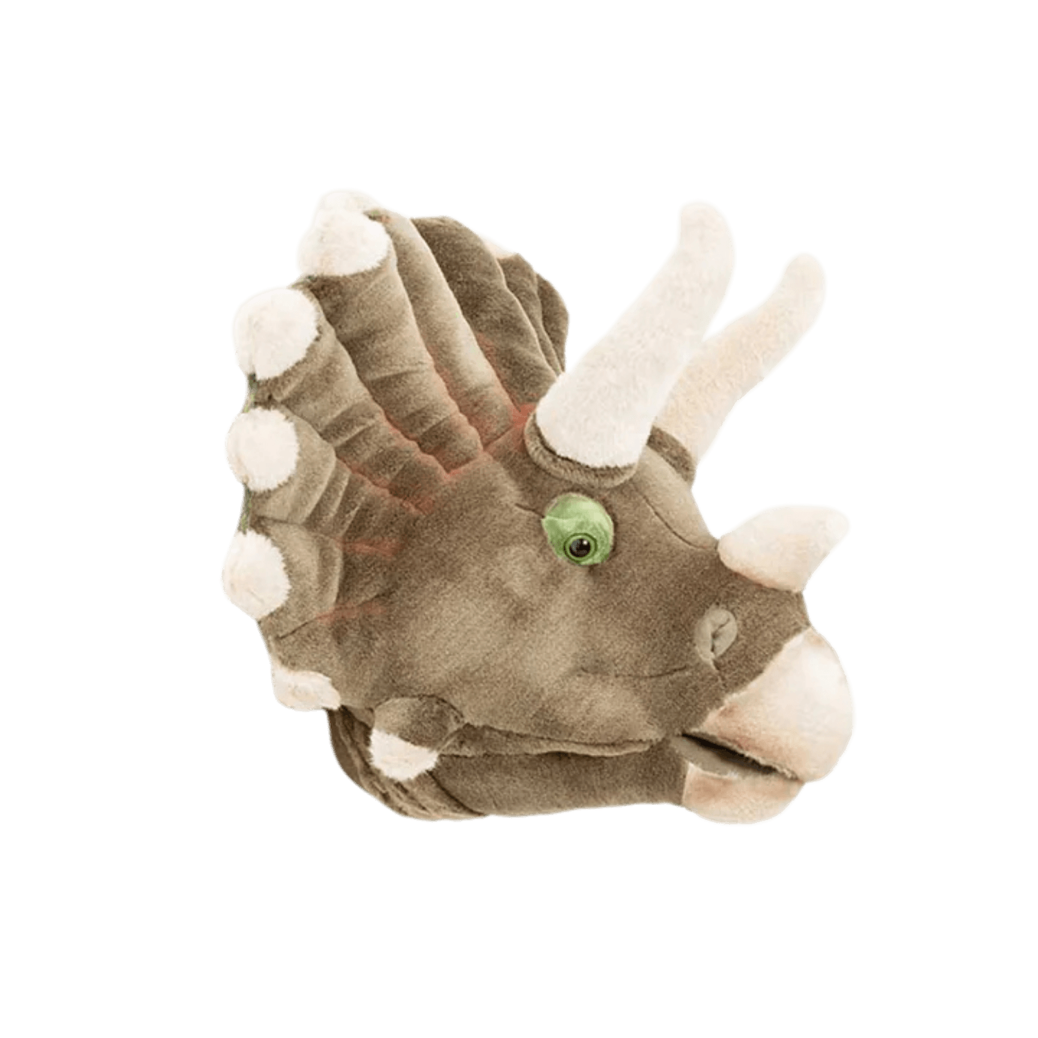 Adam the Triceratops Wall Mounted Plush Head