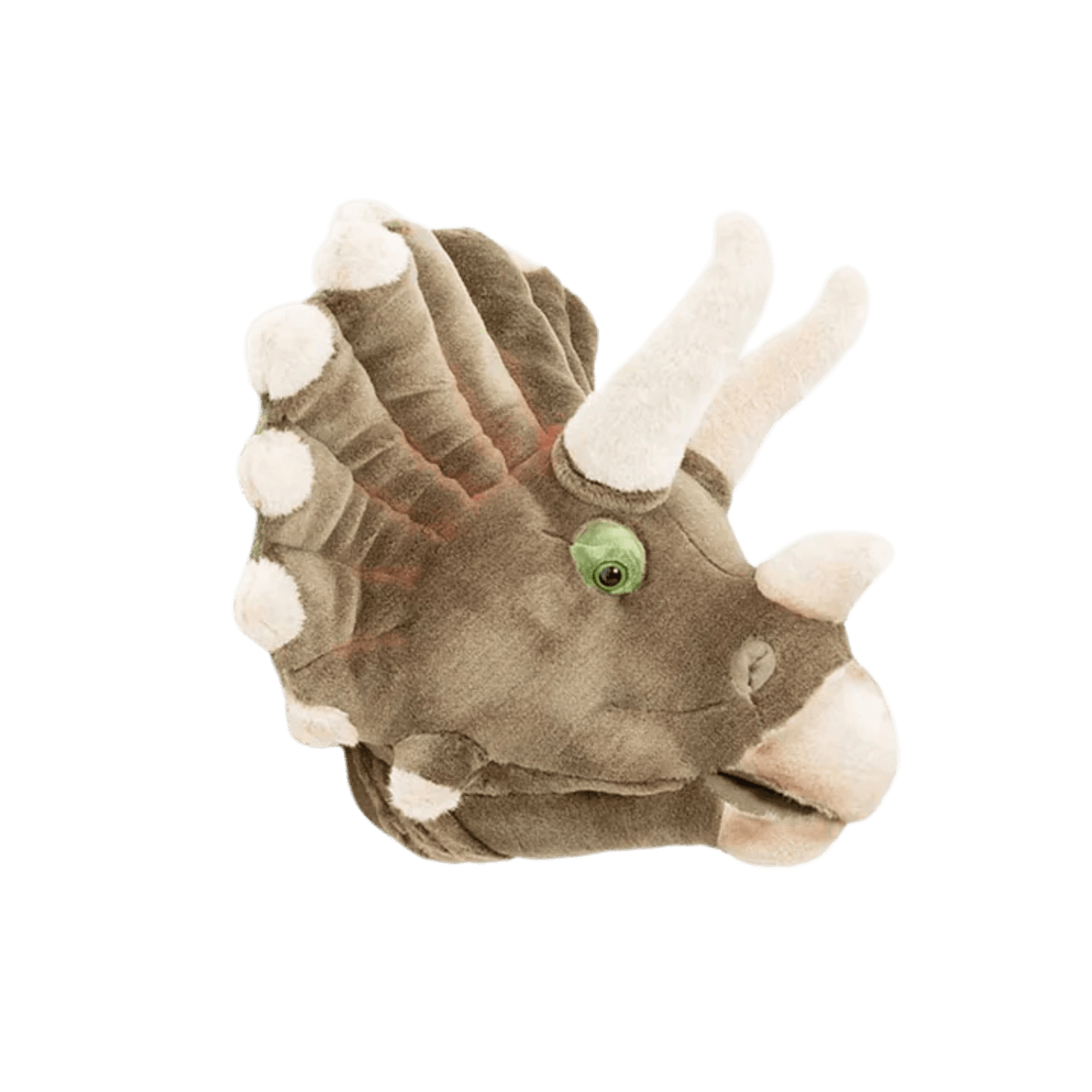 Adam the Triceratops Wall Mounted Plush Head