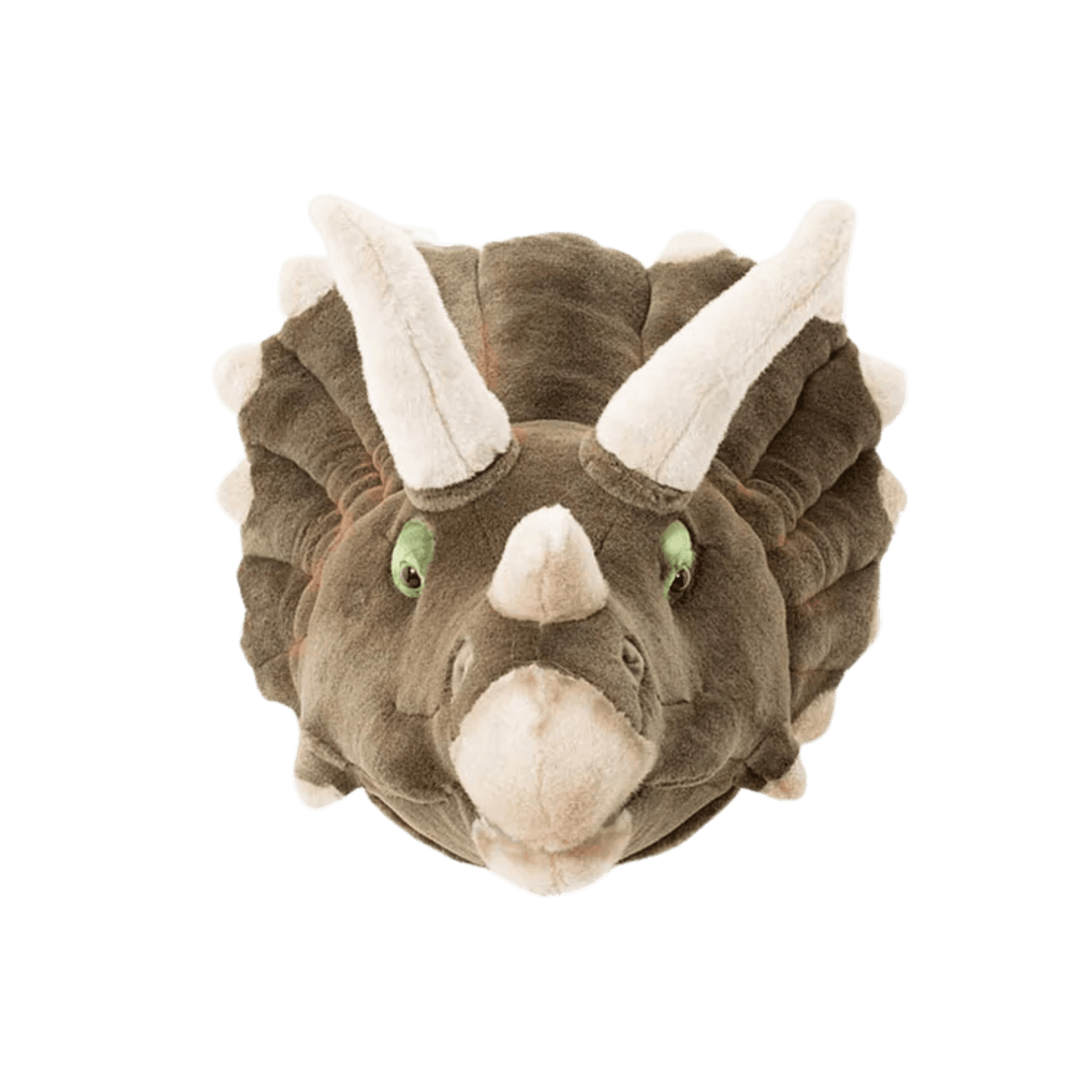 Adam the Triceratops Wall Mounted Plush Head