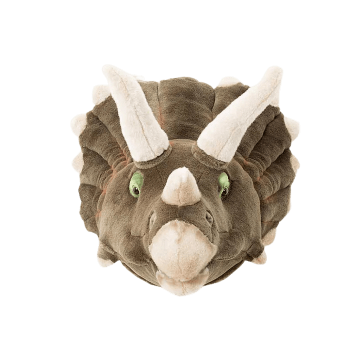 Adam the Triceratops Wall Mounted Plush Head