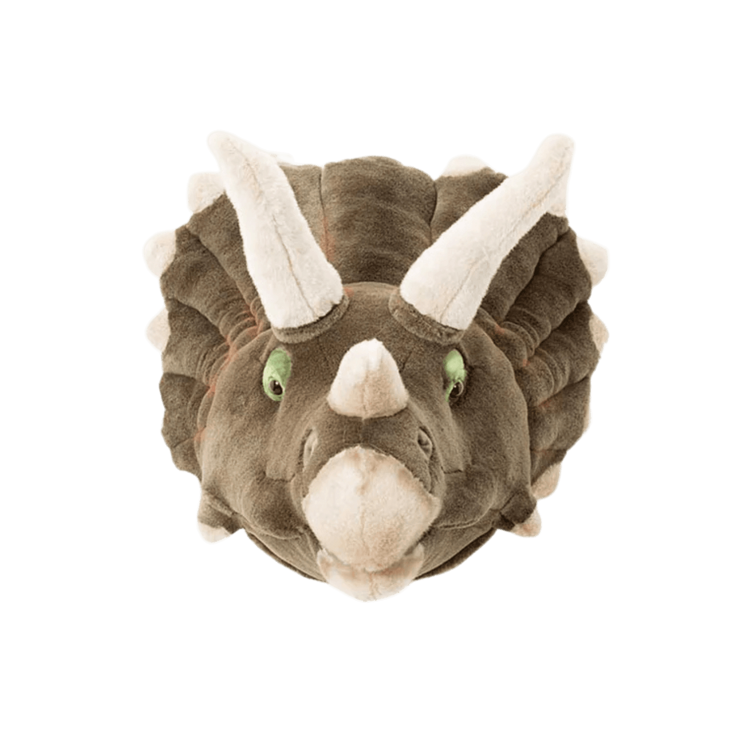 Adam the Triceratops Wall Mounted Plush Head