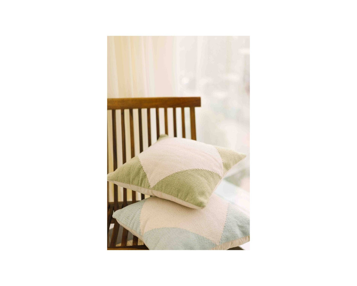 Diamond Accent Pillow, Blue Inch | Cushion Cover Only