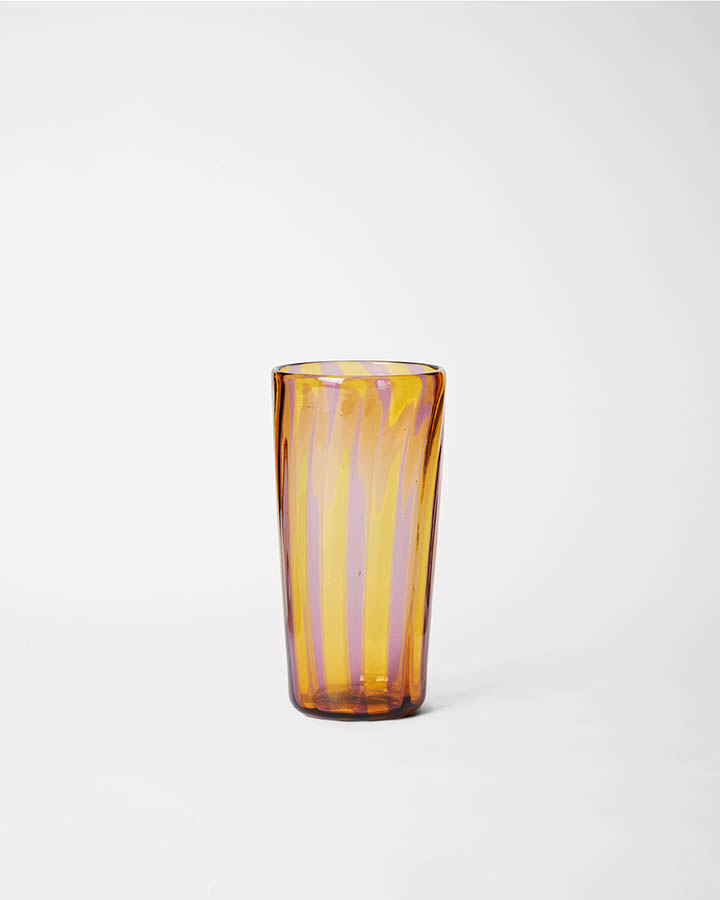 Augusta Glass Mustard Amethyst