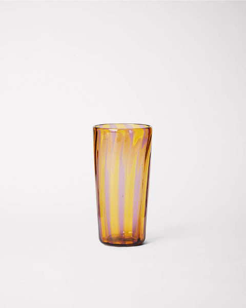 Augusta Glass Mustard Amethyst