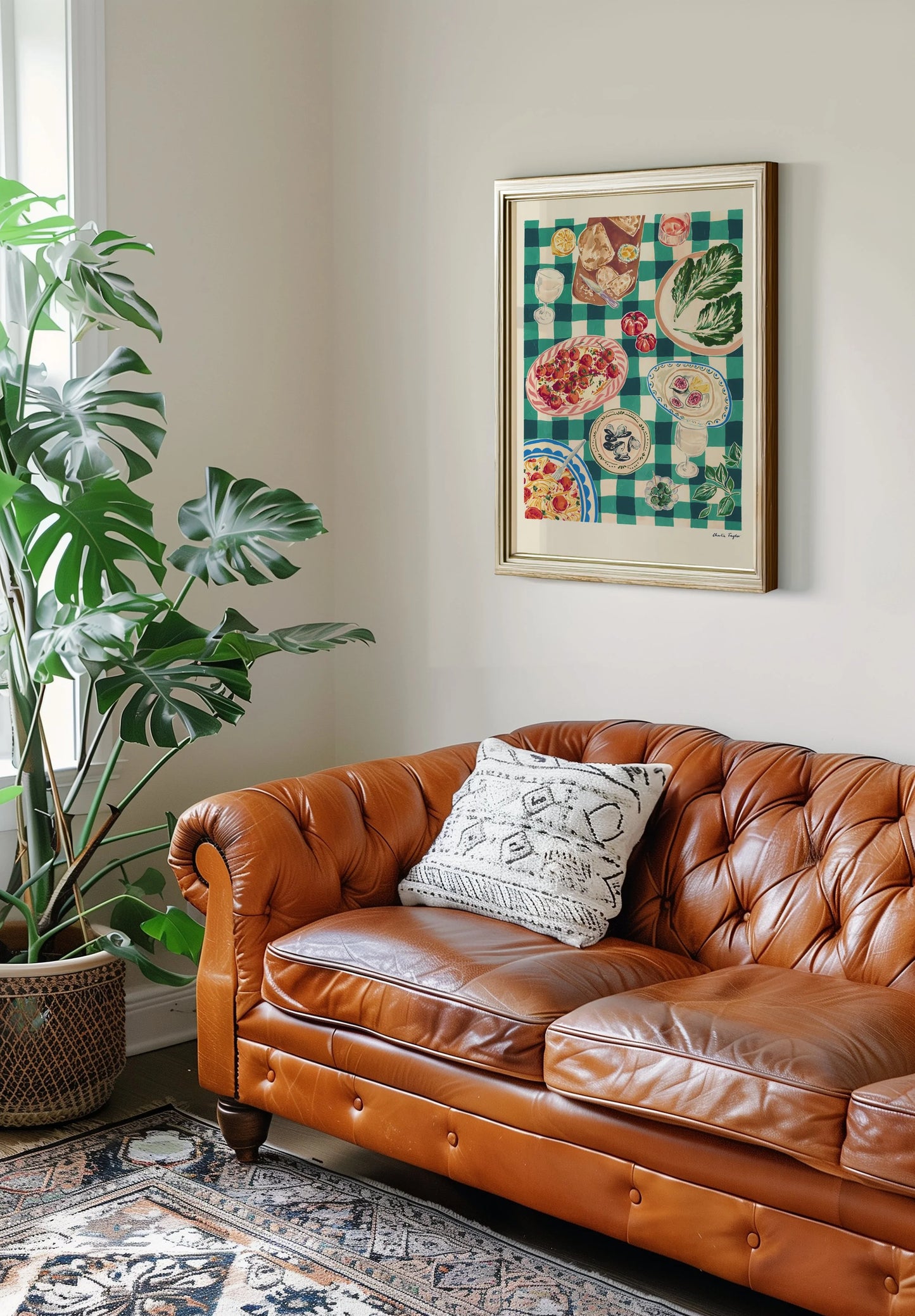 Evening Alfresco' Print