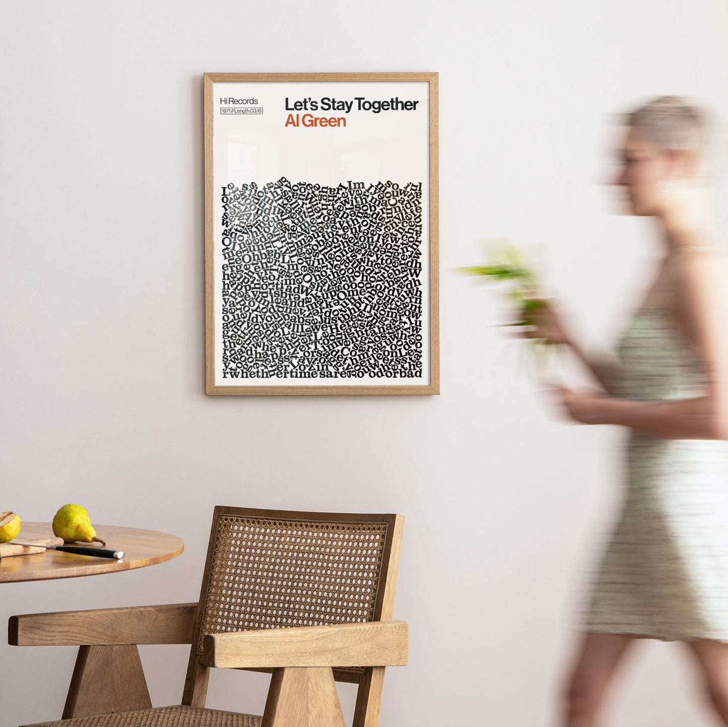 Lets Stay Together - Al Greene - Song Lyric Print