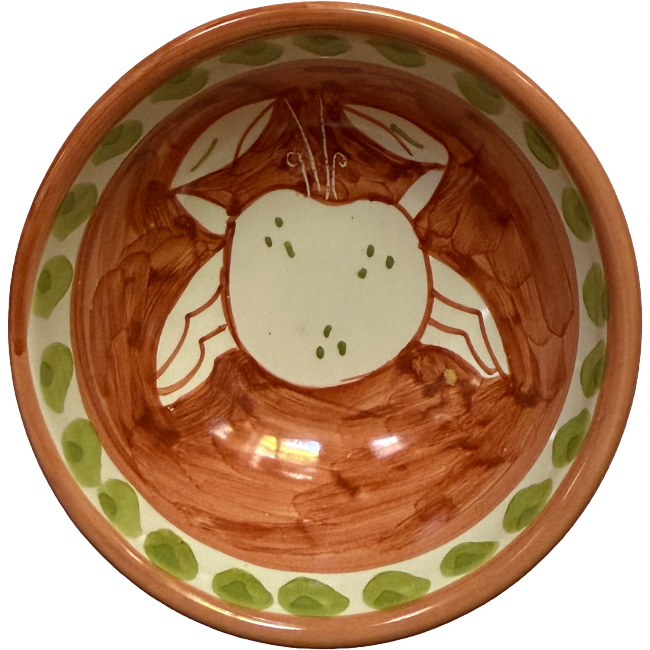 Amalfi Bowl 11 cm – Terracotta Crab