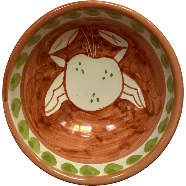 Amalfi Bowl 11 cm – Terracotta Crab