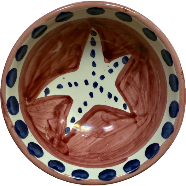 Amalfi Bowl 11 cm – Red Starfish