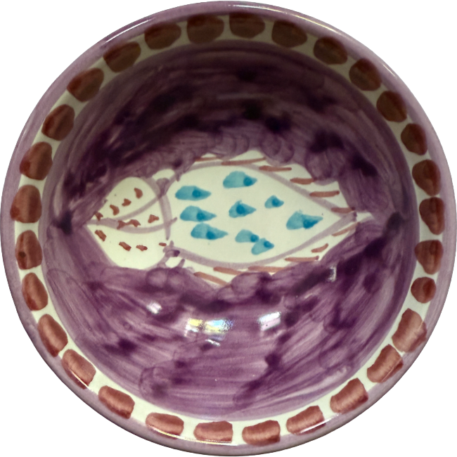 Amalfi Bowl 11 cm Purple Cuttlefish