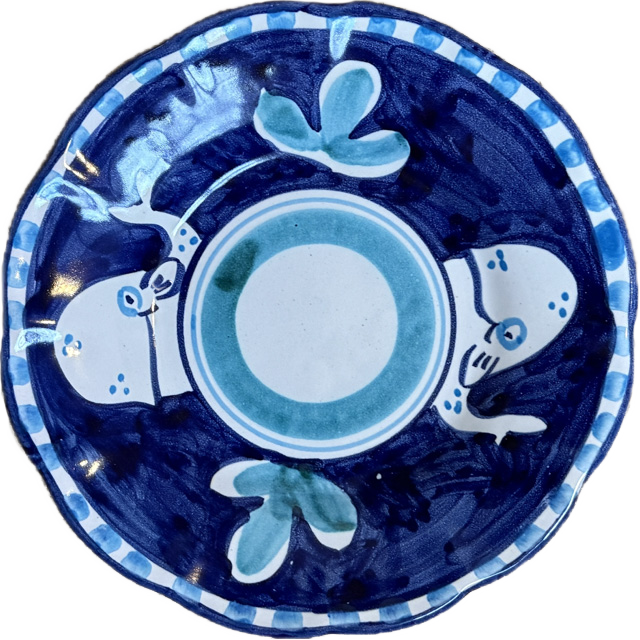 Amalfi Plate 16cm Whale
