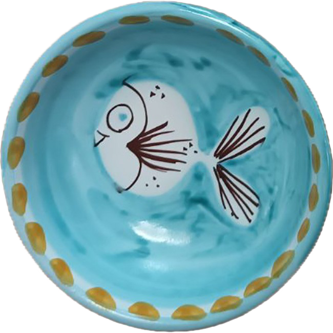 Amalfi Bowl 11 cm – Green Fish