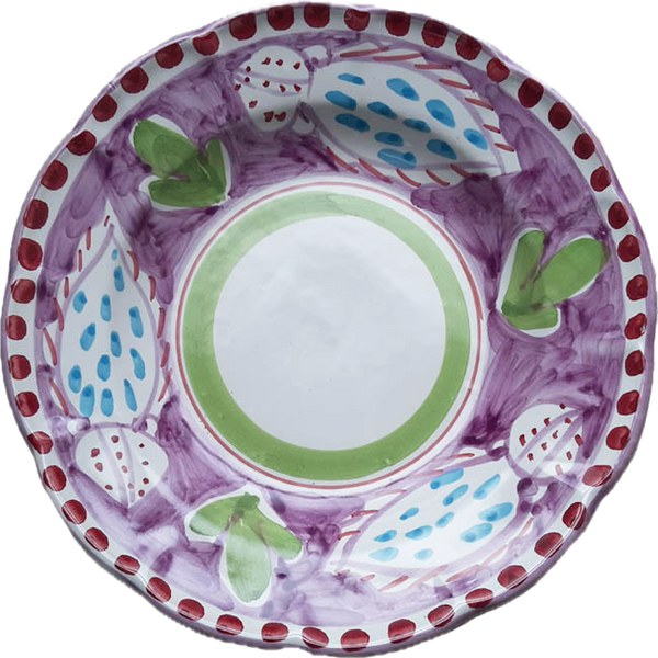 Amalfi Plate 20 cm Purple Cuttlefish