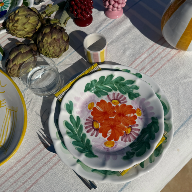 Campo Plate, Orange - 25cm