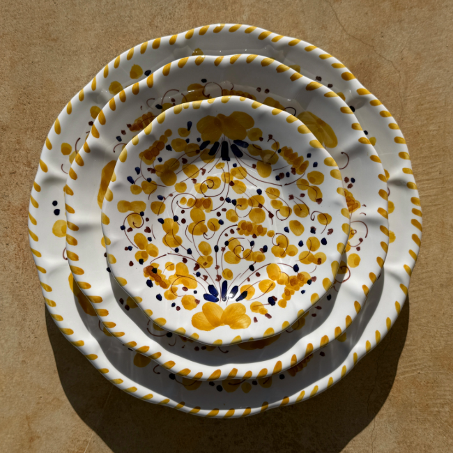 Deruta Plate 16 cm Ocre