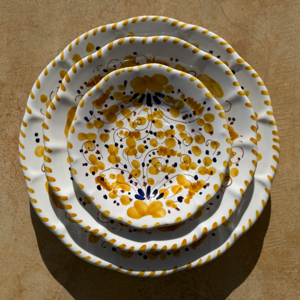 Deruta Plate 16 cm Ocre