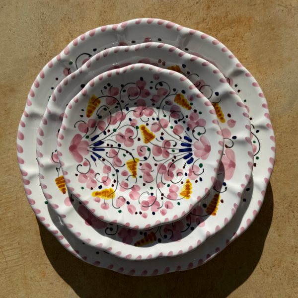 Deruta Plate 16 cm Pink