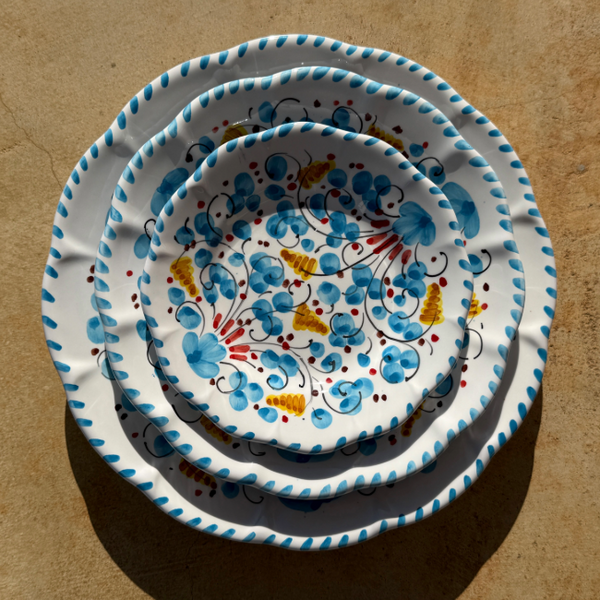 Deruta Plate 16 cm Turquoise
