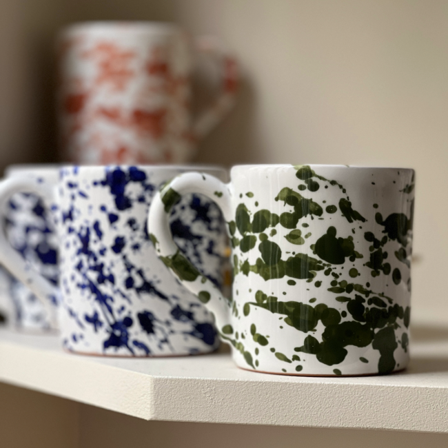 Mug Dots Blue