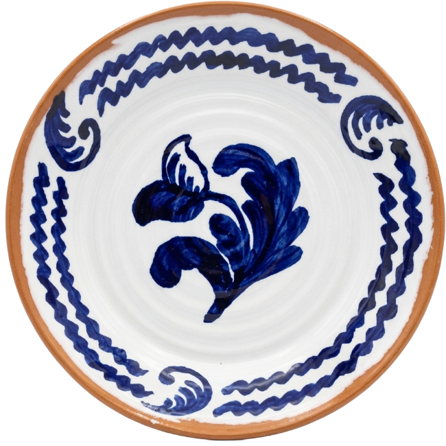 Blue Antica Serving Bowl - 30 cm