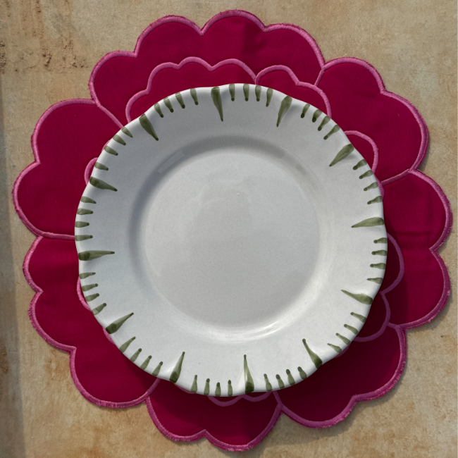 Pink Peony Placemat