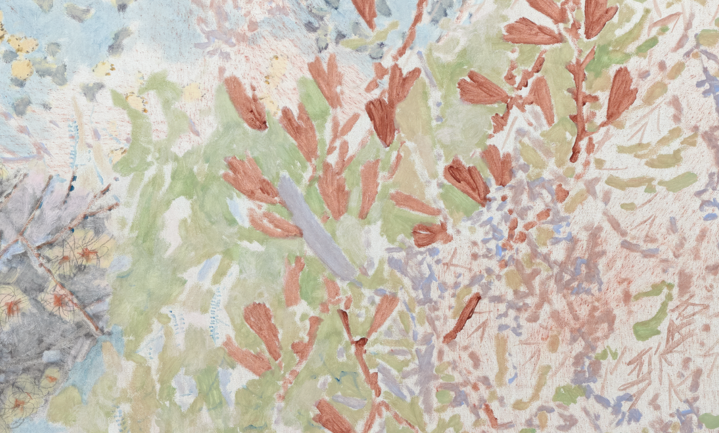 The Painted Garden No.1 Wallpaper