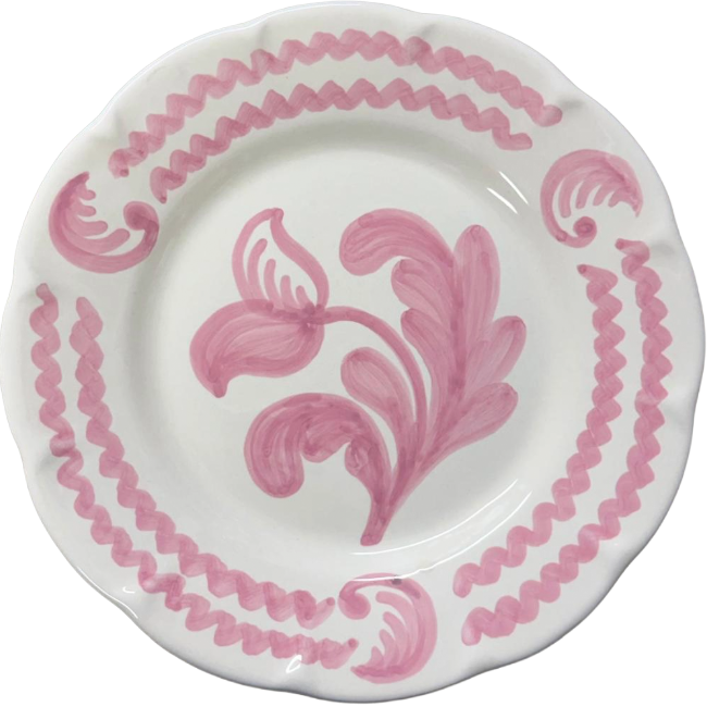 Antica Pink Plate 25 cm