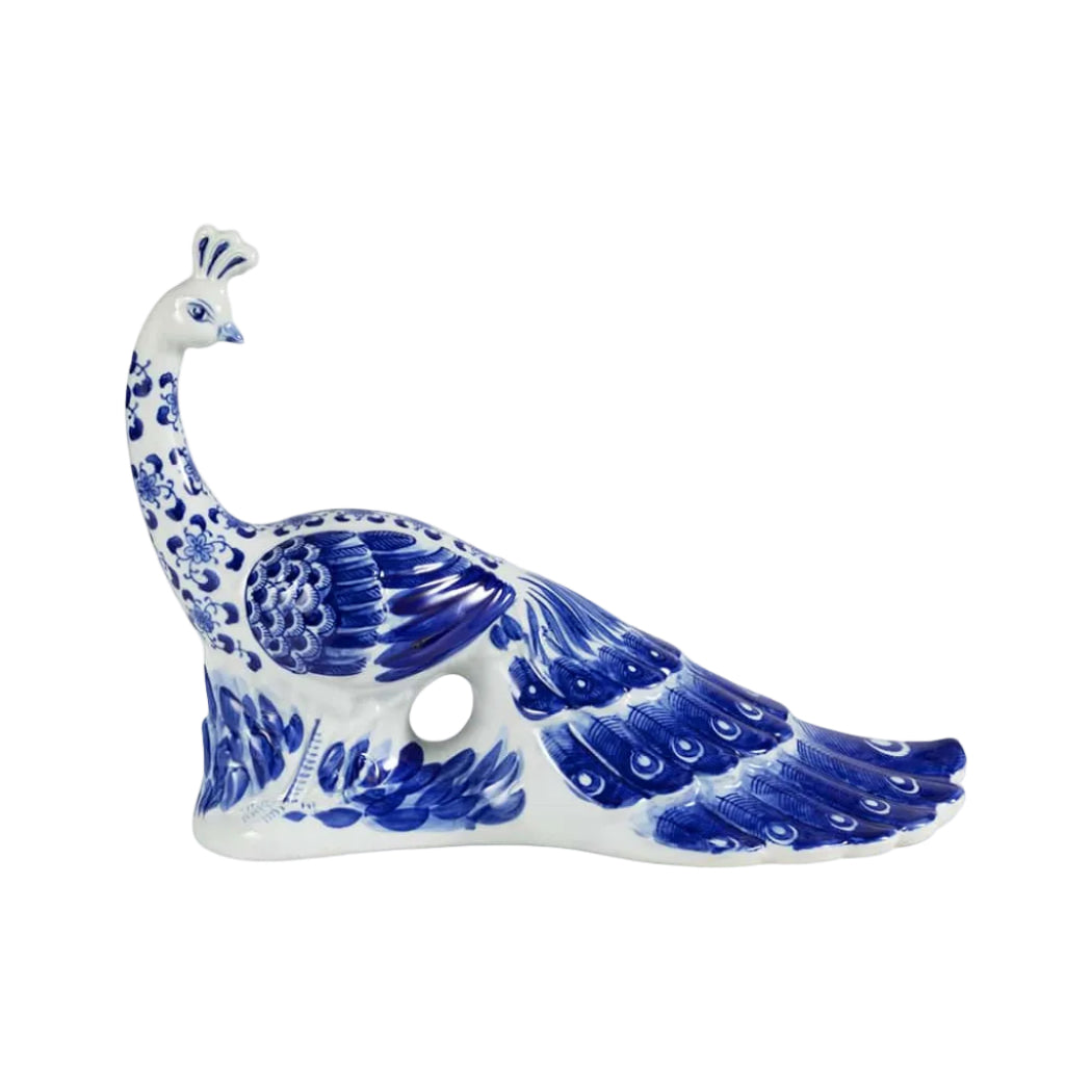 Antoinette Feathered Delft Peacock - Casa by Josephine Jenno