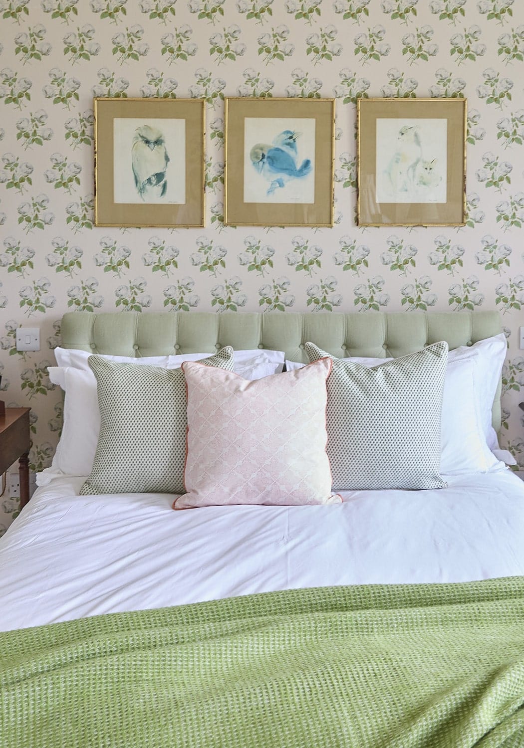 Antonia Blush Trellis Cushion Cover - Casa by Josephine Jenno