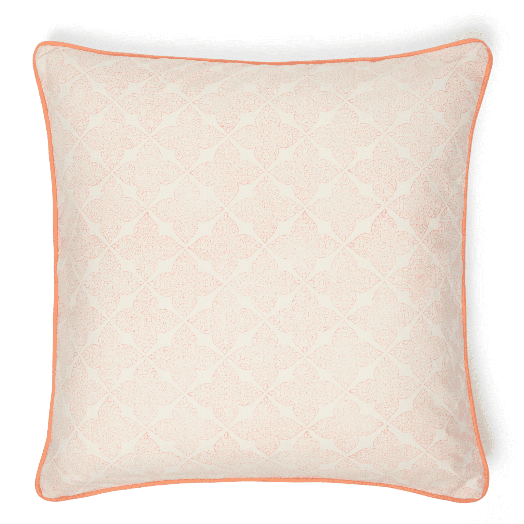 Antonia Blush Trellis Cushion Cover - Casa by Josephine Jenno