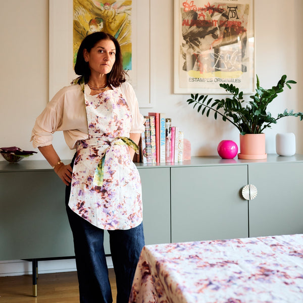 The Gemma Apron in Marble