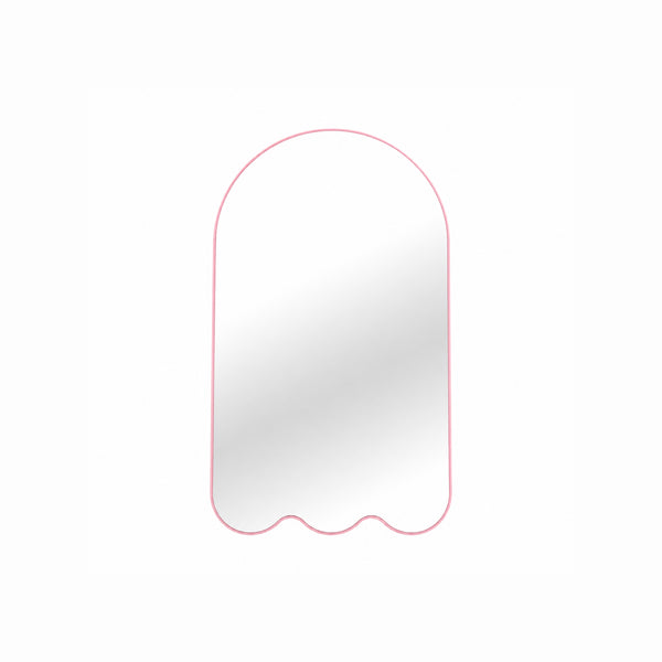 Archvyli A3 Minimalist Large Arched Wall Mirror with Wavy Base