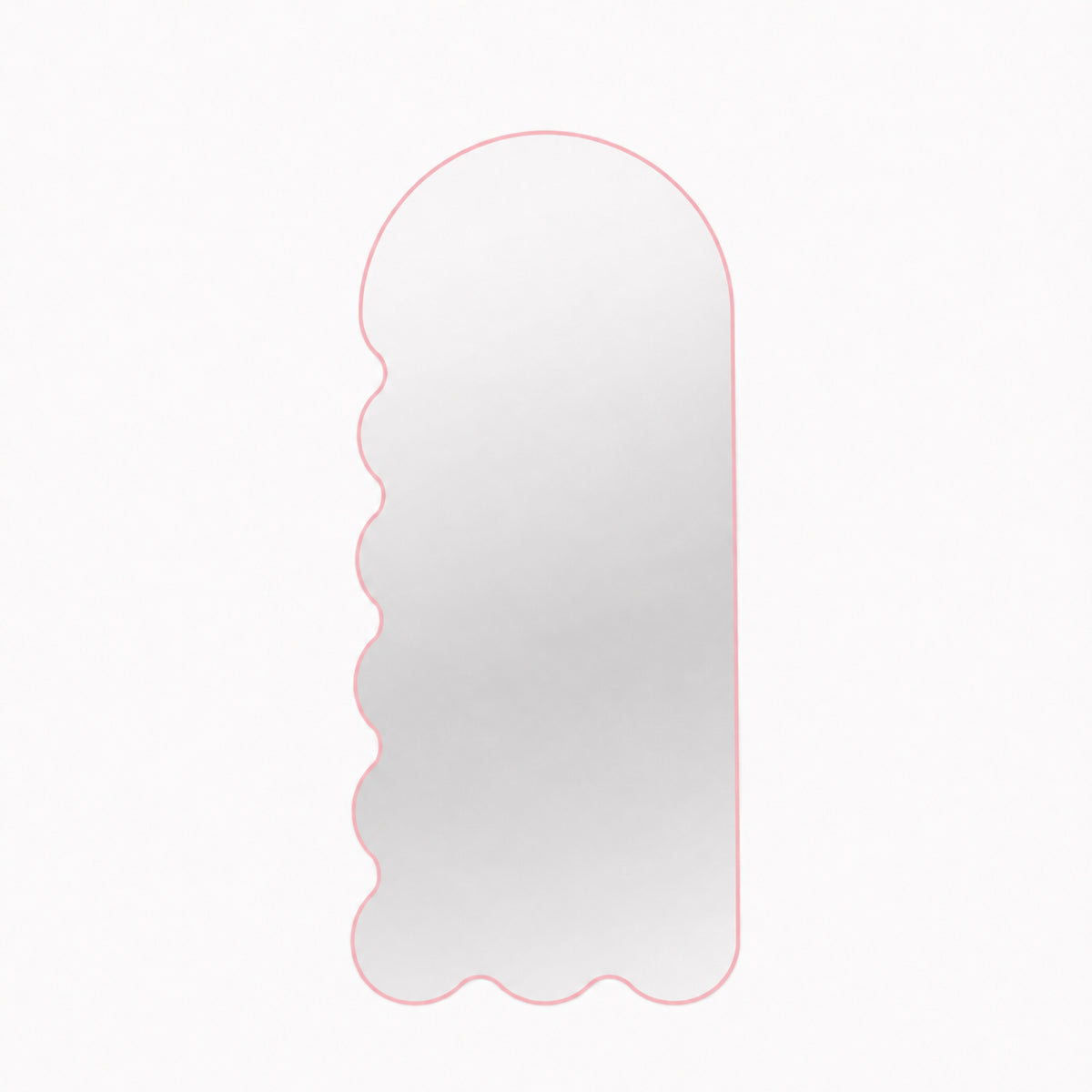 Postmodern Wall Mirror with Asymmetrical Frame - Blue Archvyli L8