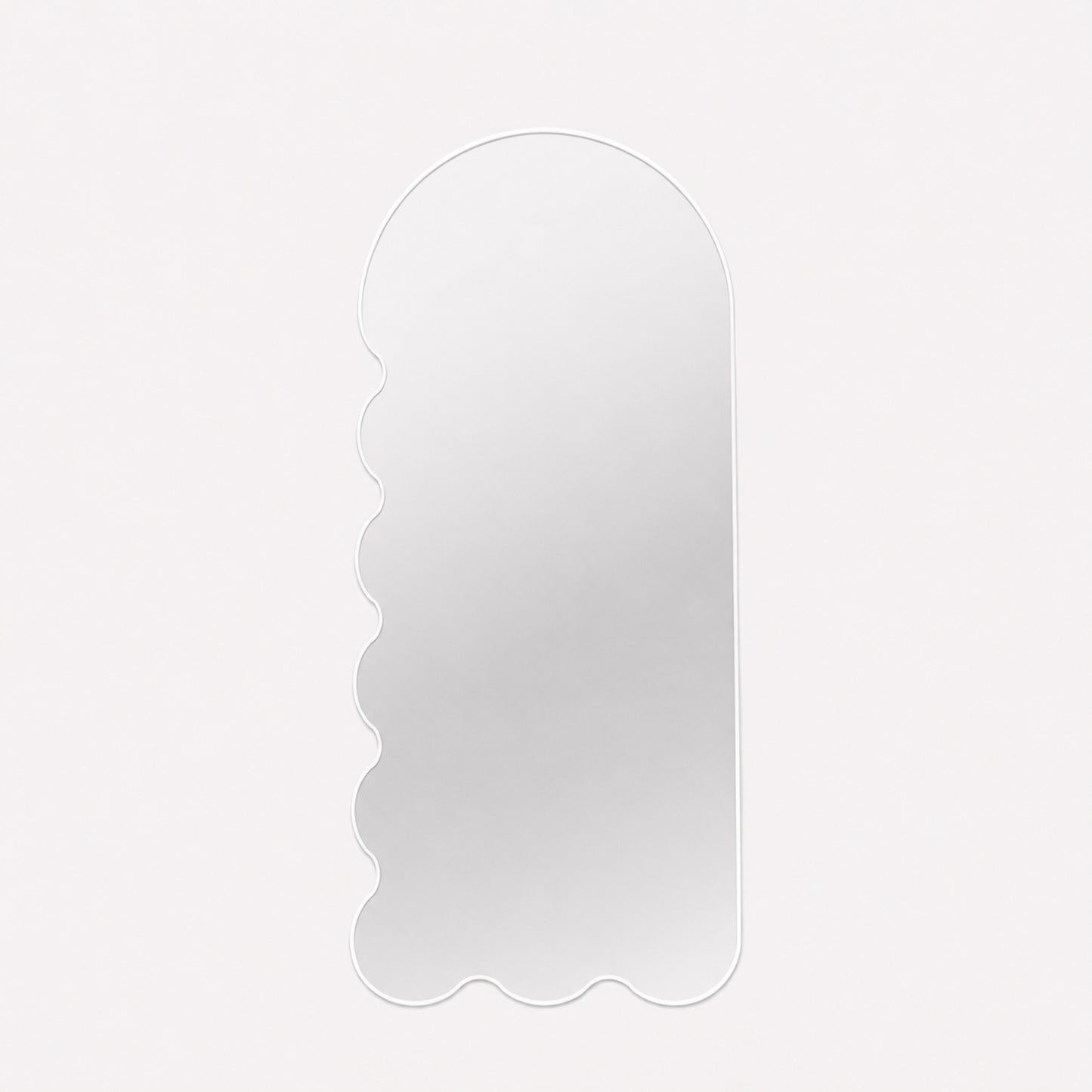 Postmodern Wall Mirror with Asymmetrical Frame - Blue Archvyli L8