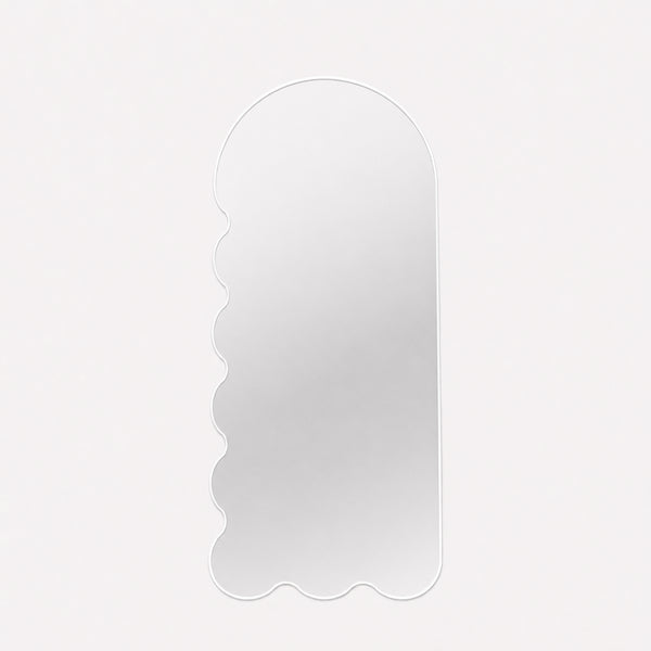Postmodern Wall Mirror with Asymmetrical Frame - Blue Archvyli L8