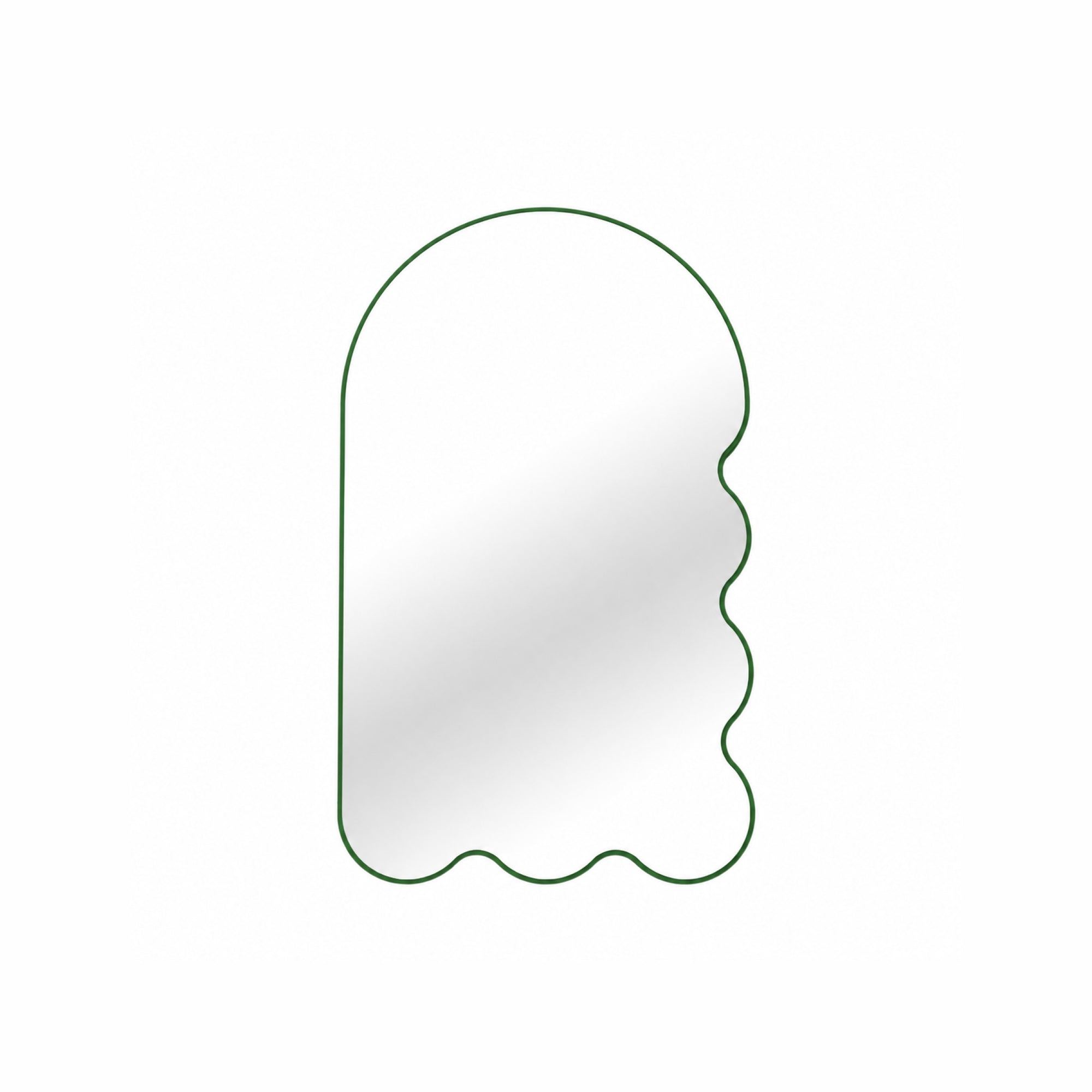 Large Asymmetrical Arched Wall Mirror by oitoproducts - Beige Archvyli R6