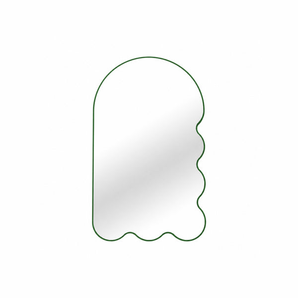 Large Asymmetrical Arched Wall Mirror by oitoproducts - Beige Archvyli R6