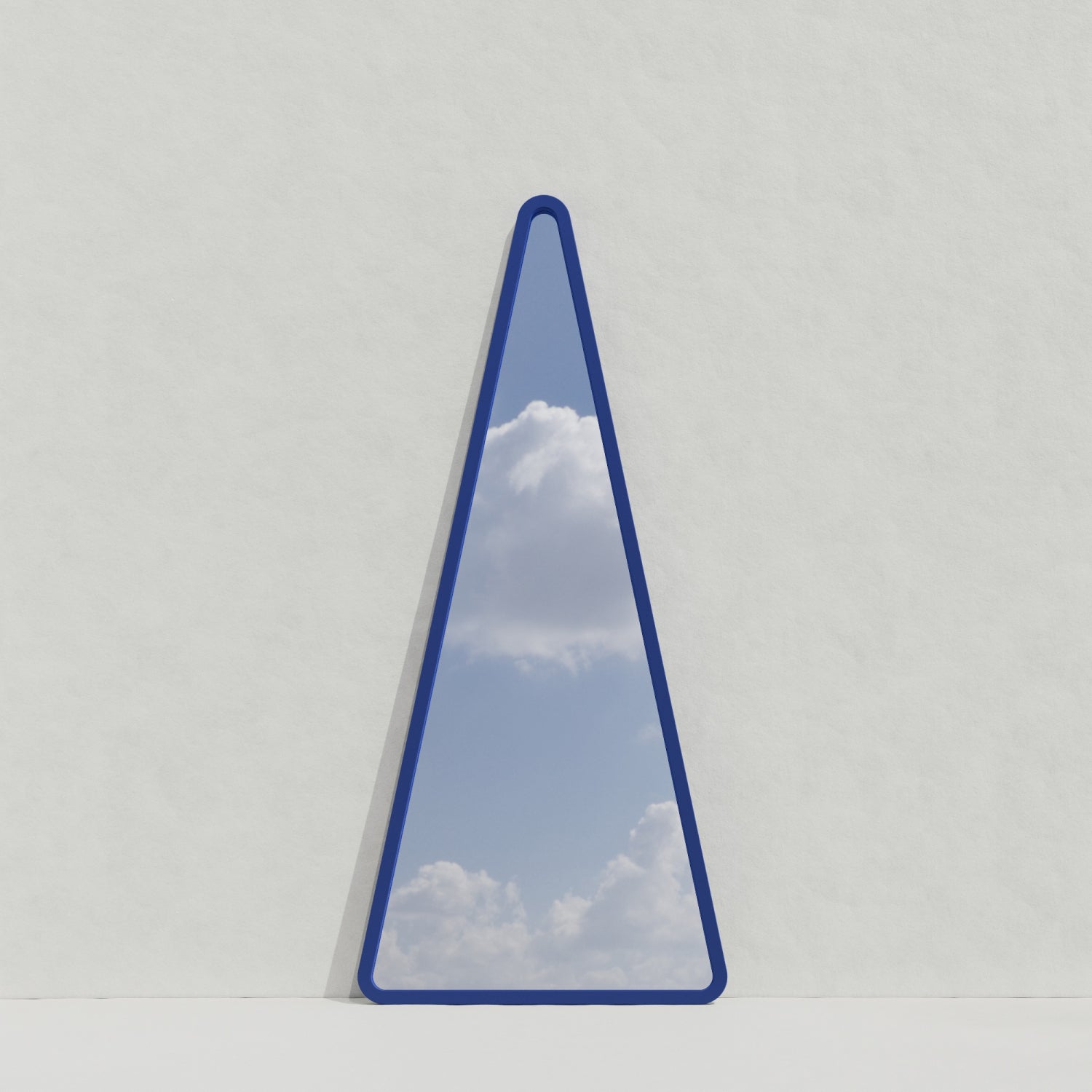 Designer Triangle Mirror for Modern Interiors – Beige Arrow 3