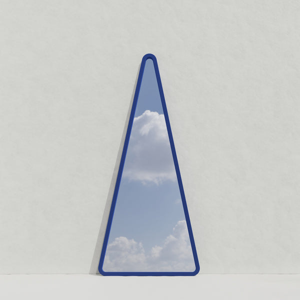 Designer Triangle Mirror for Modern Interiors – Beige Arrow 3