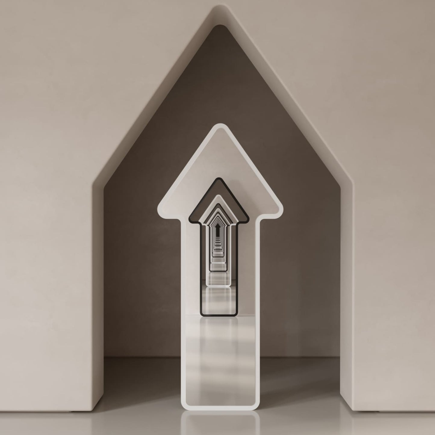 Large Designer Residential & Hospitality Mirror  -  Arrow 7