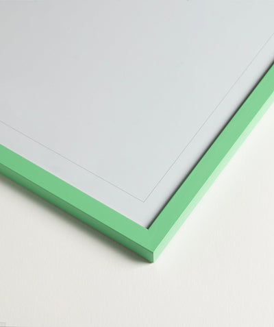 Arsenic Green Wood Picture Frame