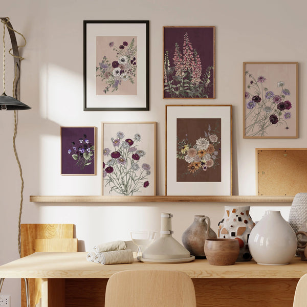 Strawflowers Portrait Artprint