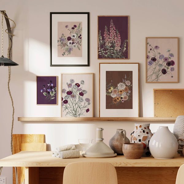 Foxgloves Portrait Artprint