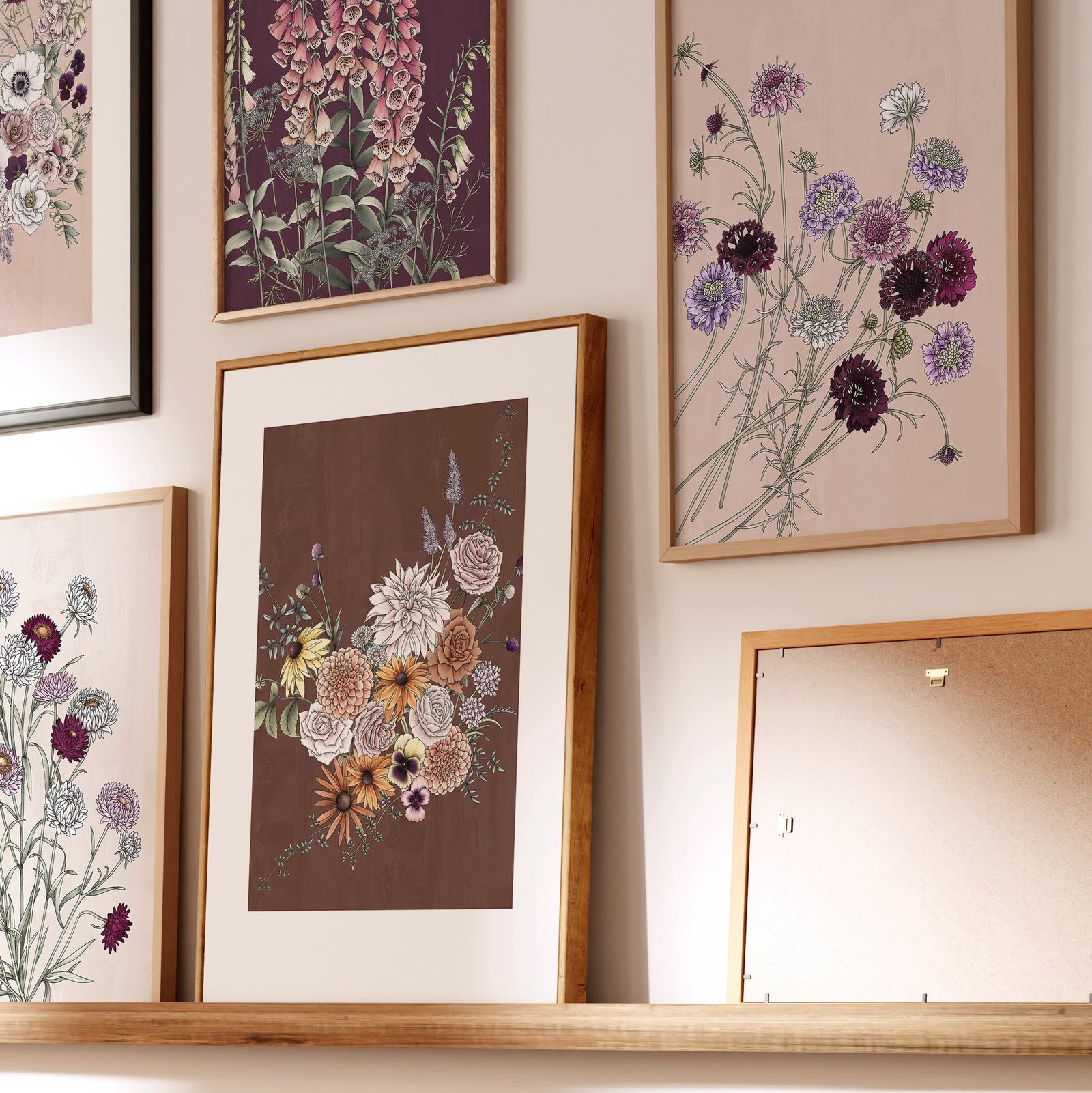 Foxgloves Portrait Artprint