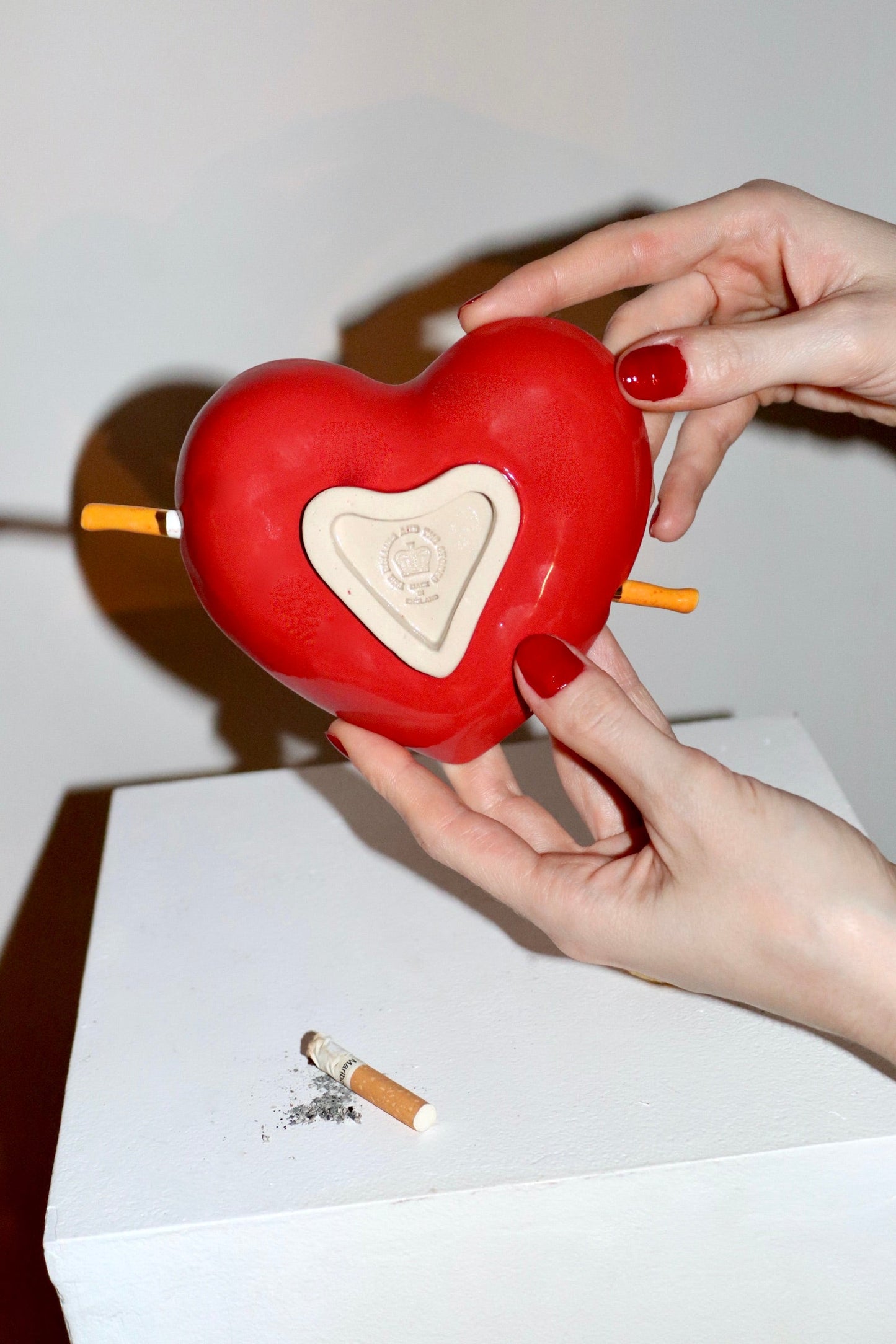 Cross Your Heart Ashtray